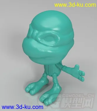 忍者神龟大头版 3D打印模型 STL格式的图片