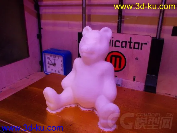 泰迪熊坐姿 3D打印模型 STL格式的图片1