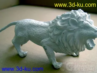 新非洲狮子 3D打印模型 STL格式的图片