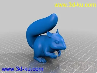 小松鼠 3D打印模型 STL格式的图片
