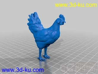 雄鸡一唱白天下 3D打印模型 STL格式的图片