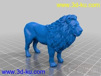 雄狮 3D打印模型 STL格式的图片