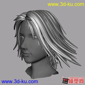3D打印模型最终幻想：尤娜 头部精模的图片