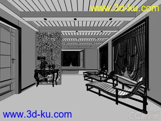 3D打印模型spa美容馆疗养的图片