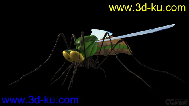 蚊子 有材质绑定模型的图片1