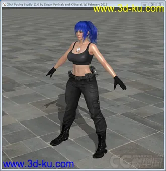 3D打印模型拳皇女角色：丽安娜的图片