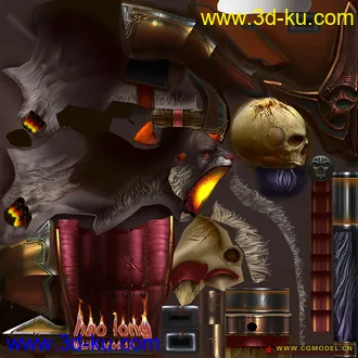 3D打印模型《黑武士》2009最后的一个作品，希望大家喜欢的图片