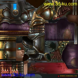3D打印模型《黑武士》2009最后的一个作品，希望大家喜欢的图片