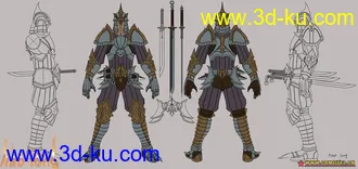 3D打印模型《黑武士》2009最后的一个作品，希望大家喜欢的图片