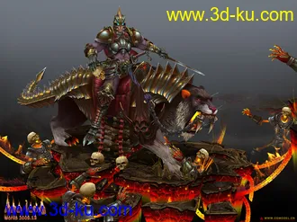 3D打印模型《黑武士》2009最后的一个作品，希望大家喜欢的图片