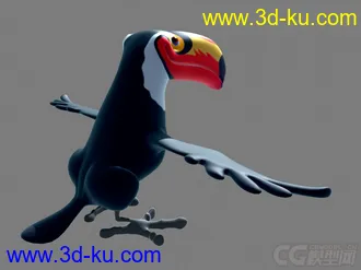 3D打印模型Tucan 鸟的图片
