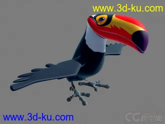 3D打印模型Tucan 鸟的图片