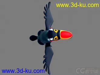 3D打印模型Tucan 鸟的图片