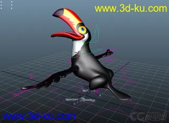 3D打印模型Tucan 鸟的图片