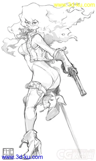 3D打印模型【精品】2D二维角色场景原画合集，吐血奉献的图片