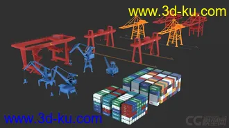 史上最全港口设施+集装箱模型---没有之一！！！的图片