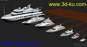 几个好用的游艇模型的图片