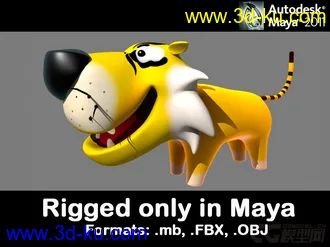 3D打印模型tiger 老虎的图片