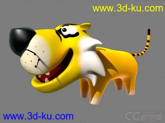 3D打印模型tiger 老虎的图片