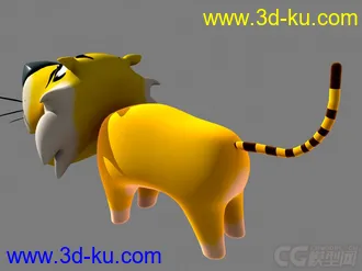 3D打印模型tiger 老虎的图片