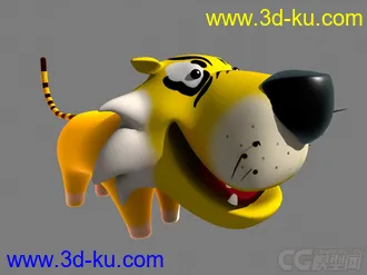 3D打印模型tiger 老虎的图片