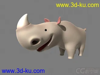 3D打印模型Rhino 犀牛的图片