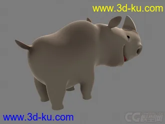3D打印模型Rhino 犀牛的图片