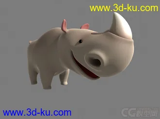 3D打印模型Rhino 犀牛的图片