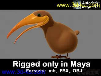 3D打印模型鸟的图片