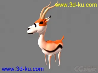 3D打印模型藏羚羊的图片