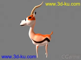 3D打印模型藏羚羊的图片