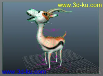 3D打印模型藏羚羊的图片