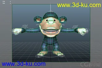 3D打印模型猴子的图片