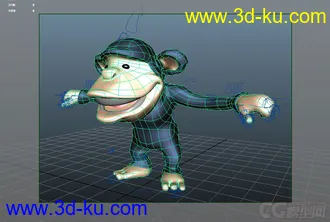3D打印模型猴子的图片