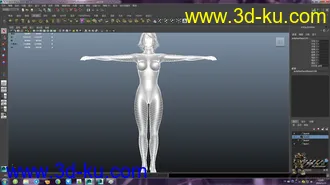 3D打印模型基础萌女的图片