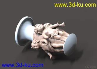 3D打印模型三个小男孩的图片