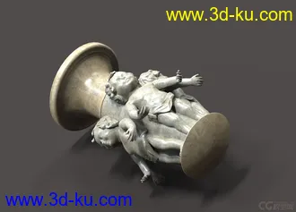 3D打印模型三个小男孩的图片