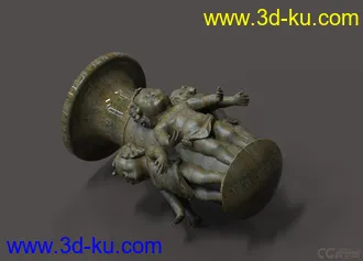 3D打印模型三个小男孩的图片