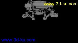 3D打印模型太空机械人，机器人，机械手，轴承臂的图片