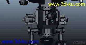 3D打印模型太空机械人，机器人，机械手，轴承臂的图片