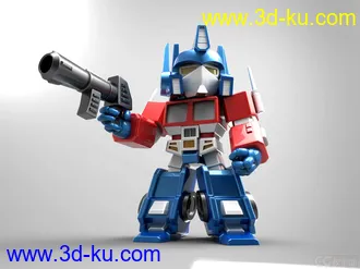 3D打印模型Q版擎天柱的图片