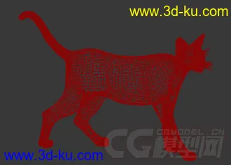 一只黑花猫模型的图片