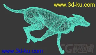 一只大黑狗模型的图片