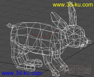 一只小兔子模型的图片