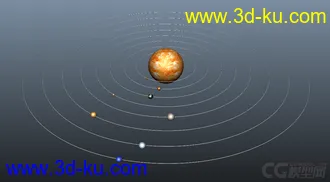 3D打印模型九大行星的图片