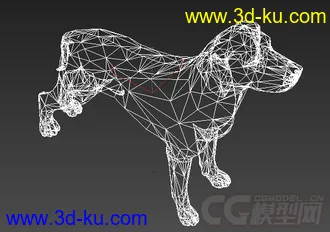 一只斑点狗模型的图片