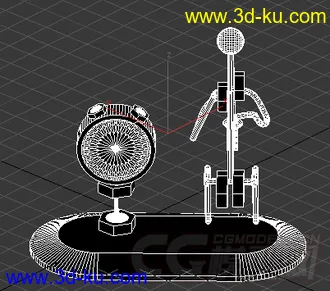 桌面装饰品 钟模型的图片