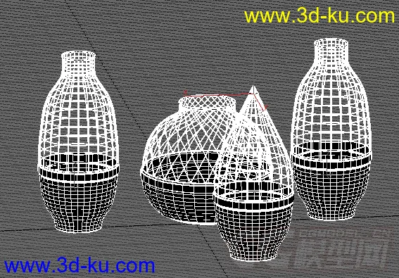 桌面装饰品 镂空瓶子模型的图片2