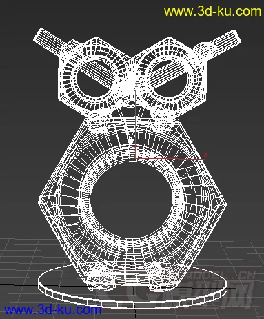 汽车配件制作的一个猫头鹰模型的图片2