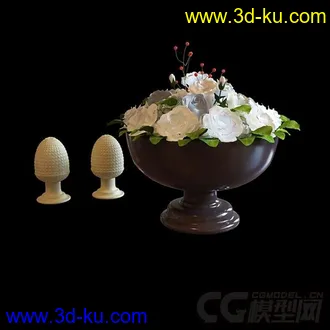 装饰品 花盆模型的图片
